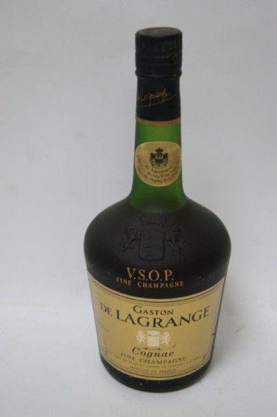 null Bouteille de cognac Gaston de Lagrange ( neuve)