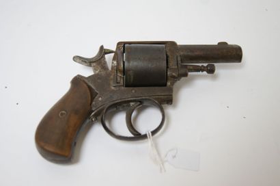 null Petit pistolet "bulldog". Vers 1900. Long.: 14 cm (usure)