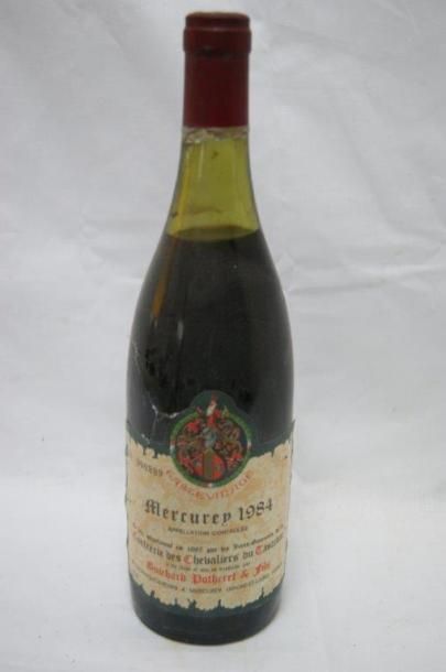 null 1 bouteille de Mercurey 1986. etiquette abîmée