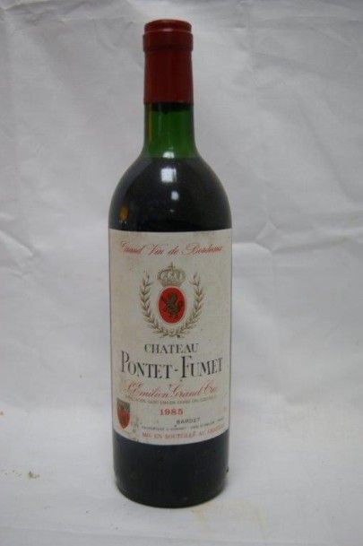 null 1 bouteille de château Pontet-Fumet, 1985.