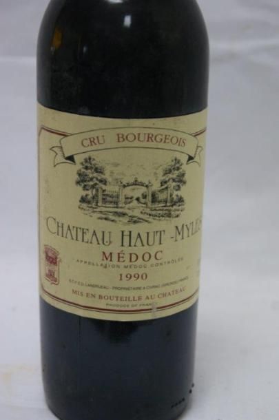 null 1 bouteille de château Haut-Myles, 1990.