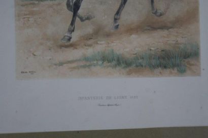 null D'après Edouard DETAILLE "Train des équipages" et "Infanterie de ligne 1885",...