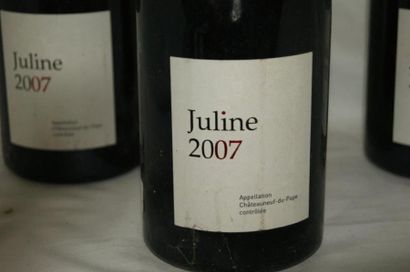 null 3 bouteilles de Chateauneuf-du-Pape, Cuvée Juline 2007