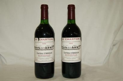 null 2 bouteilles de Château d'Ardouin 1996