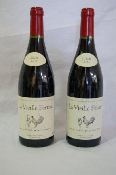 null 2 bouteilles de Côte du Rhône, La Vielle ferme, 2012.