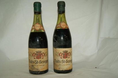 null 2 bouteilles de Nuits-Saint-Georges, Noé Draveil, réserve. (étiques légèrement...