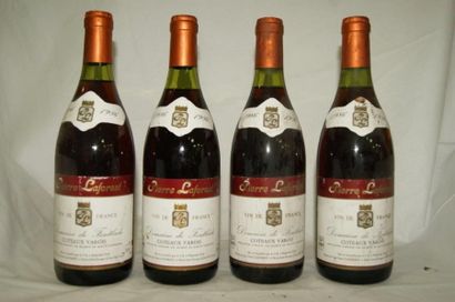 null 4 bouteilles de Côteaux Varois, domaine de Fonlade, Pierre Laforest, 1986.