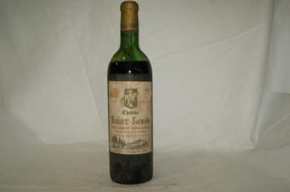 null 1 bouteille de Saint-Georges-Saint-Emilion, château Saint Louis, 1969. (niveau...