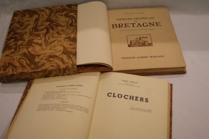 null Lot de deux livres : Anatole Le BRAZ "vielles chapelles de Bretagne " , ed;...