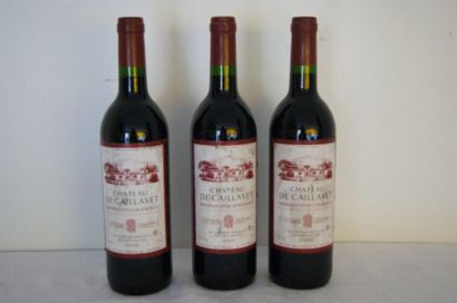 null 3 bouteilles de Bordeaux chateau de Caillavet 1998