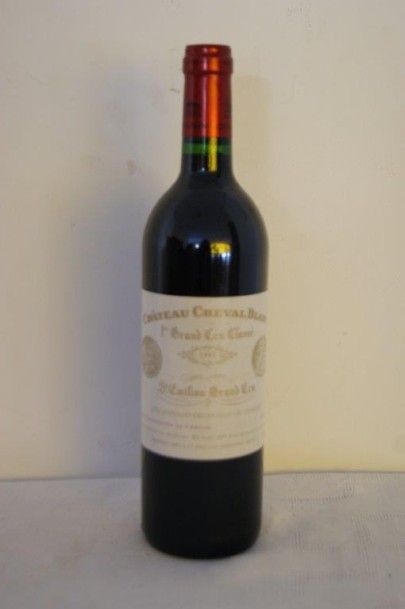 null 1 bouteille de Château Cheval Blanc, 1995.