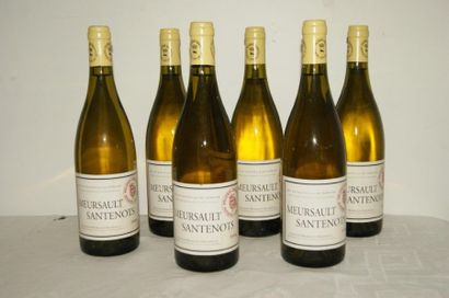 null 6 bouteilles de Meursault Santenots, domaine marquis d'Angerville, 2004.