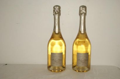 null 2 bouteilles de champagne "Amour de Deutz" blanc de blanc, Millésime 1999
