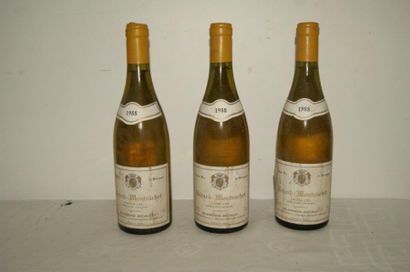 null 3 bouteilles de Batard Montrachet, Delagrange-Bachelet, 1998 (étiquette sal...