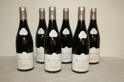 null 6 bouteilles de Aloxe-Corton, "Les Combes", Domaine Rapet, 2010