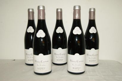 null 5 bouteilles de Aloxe-Corton, "Les Combes", Domaine Rapet, 2010