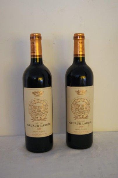 null 2 bouteilles de Saint-Julien, château Gruaud-Larose, 2010