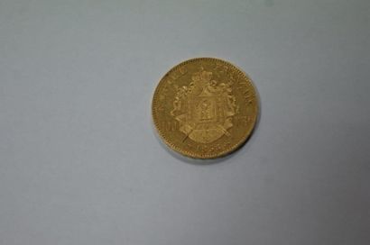 null Pièce de 100 francs, Napoléon III, 1858, atelier BB.