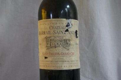 null 1 bouteille de Saint Emilion Grand Cru, château Barrail-Saint-André, 1986 (étiquette...