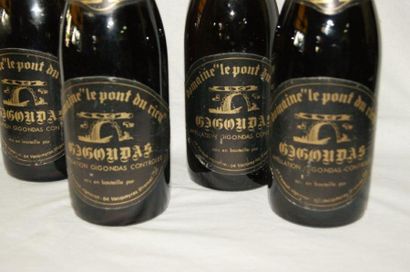 null 4 bouteilles de GIGONDAS Domaine " Le pont du rien" 1984