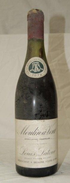 null 1 bouteille de moulin à vent, Louis-Latour 1972 (bouteille sale niveau LB, capsule...