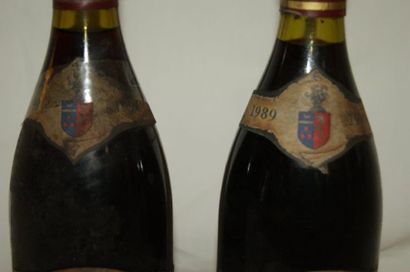 null Lot de deux bouteilles de vin de Pays des Hautes Alpes, "domaine Louis Allemand",...