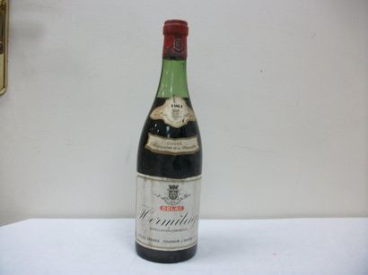 null 1 bouteille de Hermitage, Delas, cuvée Marquise de la Tourette, 1961. (b)