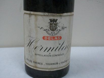 null 1 bouteille de Hermitage, Delas, cuvée Marquise de la Tourette, 1961. (b)