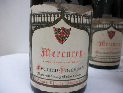 null 1 bouteille de Mercurey, Louis Cordier, 1977 (LB). On y joint 3 bouteilles de...