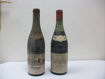 null 2 bouteilles de Morgon 1964 et 1967