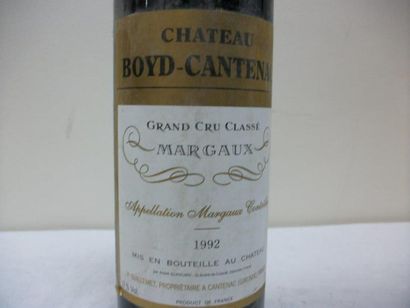 null 1 bouteille de Margaux, Grand Cru Classé, Boyd-Cantenac, 1992.