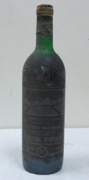 null 1 bouteille de Montagne Saint Emilion, La Tour Mont d'Or, 1979. (bouteille très...