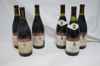 null Lot de 8 bouteilles comprenant 4 Saint chinian , domaine de Coulinier 1992 et...