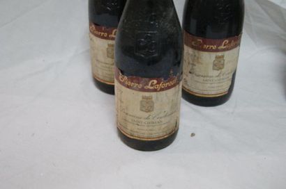 null Lot de 8 bouteilles comprenant 4 Saint chinian , domaine de Coulinier 1992 et...