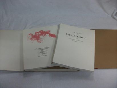 null Paul VERLAINE "Parallèlement" Porte folio, comprenant texte et illustrations...
