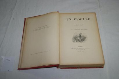 null Hector MALLOT "En famille" Flammarion. Illustrations noir et blanc. Percaline...