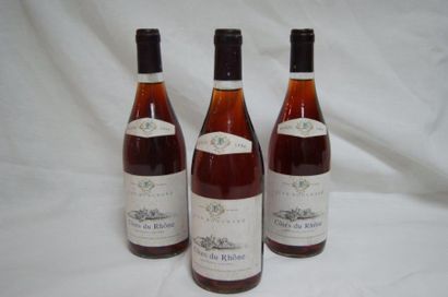 null 3 bouteilles de Côtes du Rhône, Jean Bouchard, 1994.