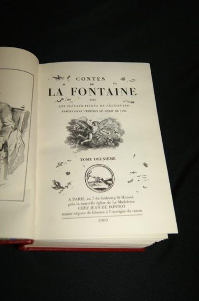 null La Fontaine "Contes" Jean de Bonnot, 3 volumes, 1969.