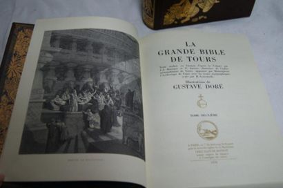 null La Grande Bible de Tours. Jean de Bonnot, 1975. 2 volumes. (grand format)