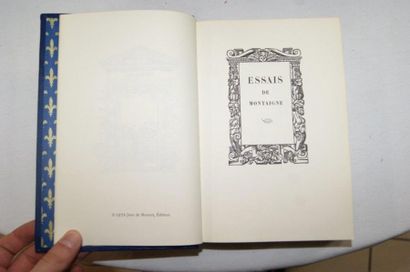 null MONTAIGNE "Essais" (4 volumes), Jean Bonneau, 1972