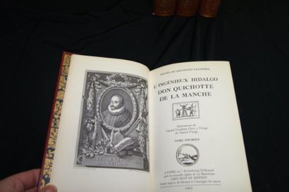 null Cervantes "Don Quichotte" Jean de Bonneau (4 tomes)