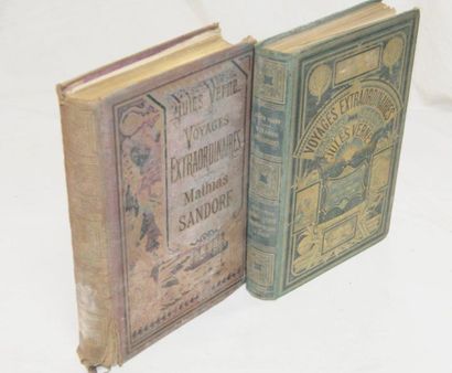 null Jules Verne "Mathias Sandorf" 1885 - "Tribulation d'un chinois en Chine" Hetzel...