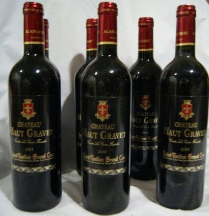 null 6 bouteilles de St-Emillion Grand Cru, Château Haut Gravet, 2009