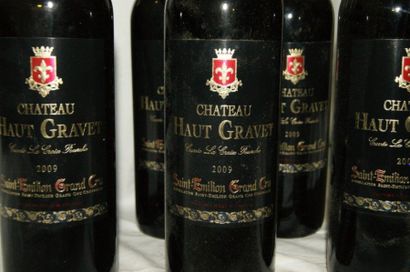 null 6 bouteilles de St-Emillion Grand Cru, Château Haut Gravet, 2009