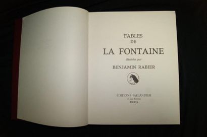 null LA FONTAINE - RABIER "Fables" Tallandier, 1982.