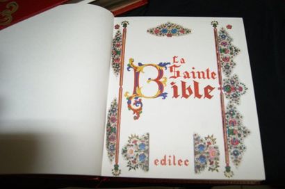 null LA SAINTE BIBLE. Edilec. 3 tomes. 1979/