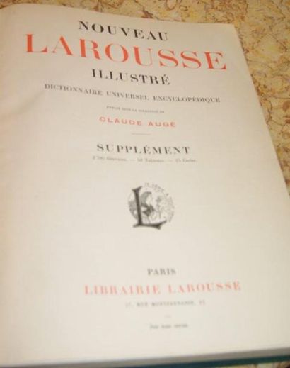 null Le nouveau Larousse illustré. 8 tomes + le supplément.