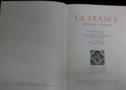 null LAROUSSE "La France" tome 1 et 2. 1951