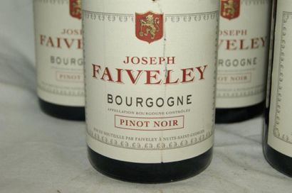 null 6 bouteilles de Bourgogne Pinot noir, Joseph Faiveley, 2011