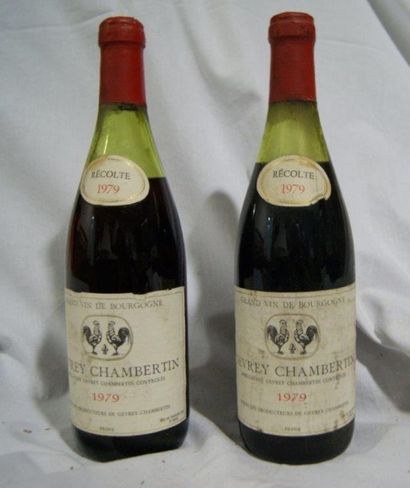 null 2 bouteilles de Gevrey Chambertin, 1979 (els, B).